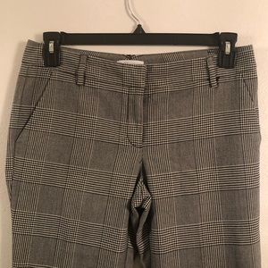 New York & Co black and white slacks